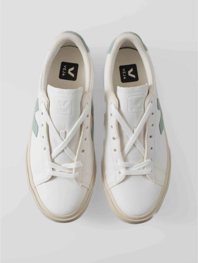 Veja Leren Sneakers White Dames