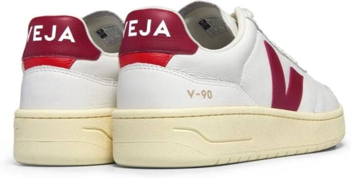 Veja leren sneakers White Heren