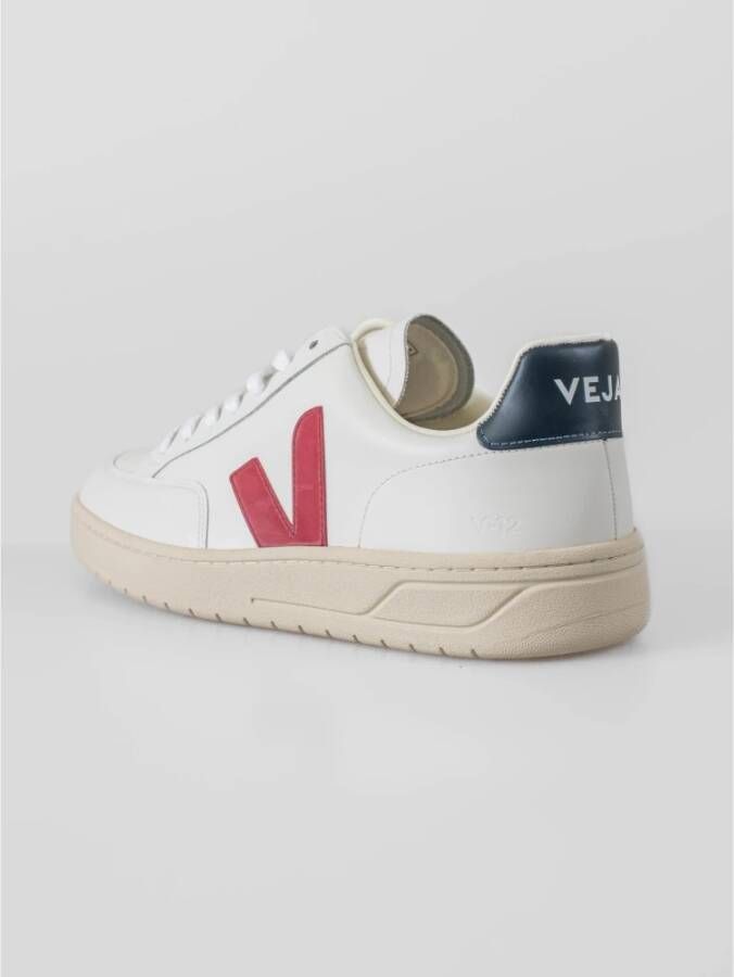 Veja Leren V-12 Sneakers White Heren