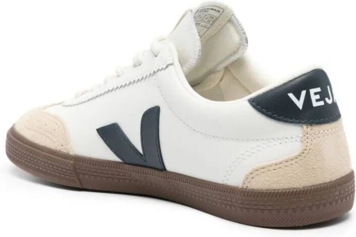 Veja Leren Volley Sneakers White Dames