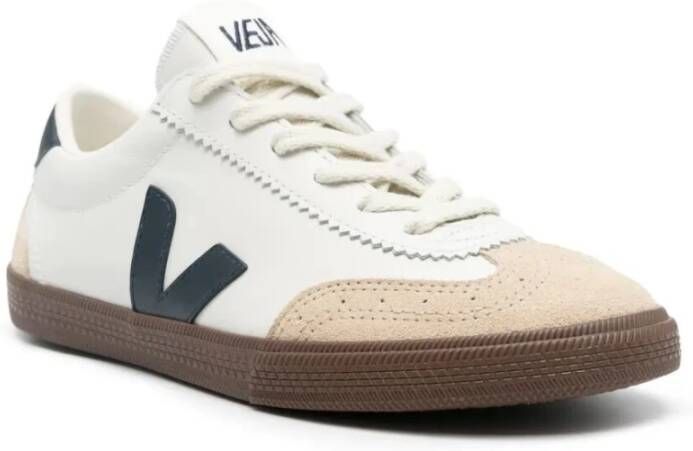 Veja Leren Volley Sneakers White Dames