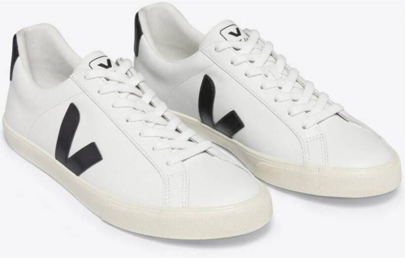 Veja Logo Leren Sneakers White Dames