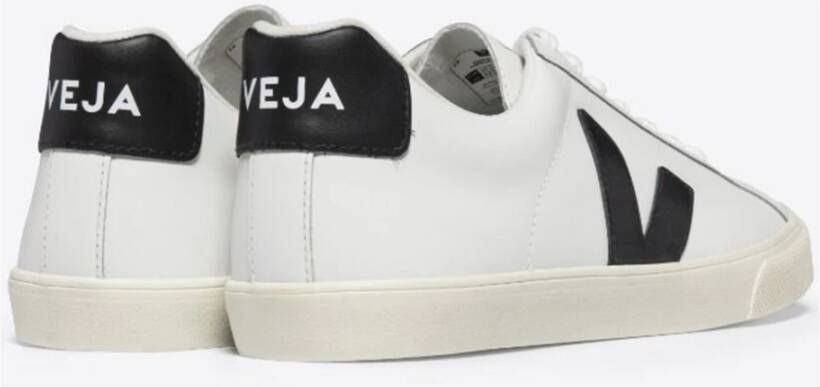 Veja Logo Leren Sneakers White Dames