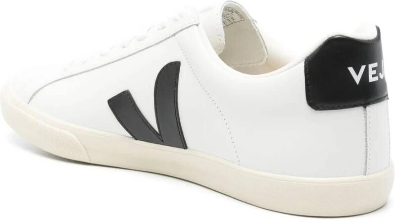 Veja Logo Leren Sneakers White Heren