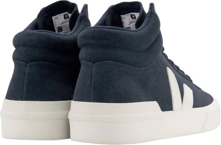 Veja Minotaur Sneakers in Donkerblauw Suède Blauw Heren