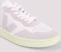 Veja Witte Leren Sneakers Stijlvol Comfort Purple Dames - Thumbnail 14