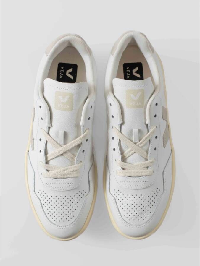 Veja Retro Leren Sneakers White Dames