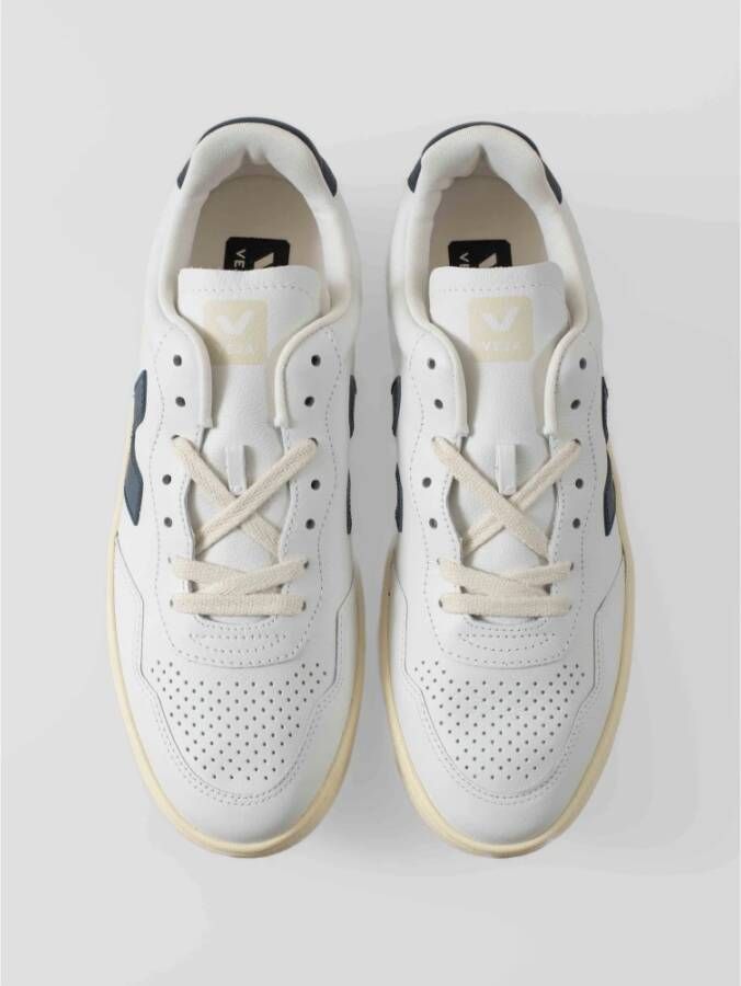 Veja Retro Leren Sneakers White Heren