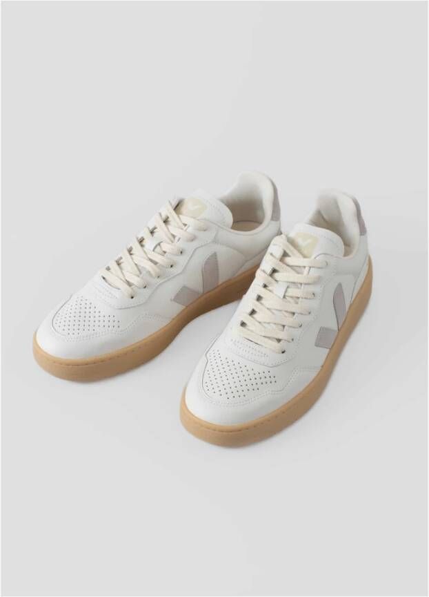 Veja Retro Leren Sneakers White Heren