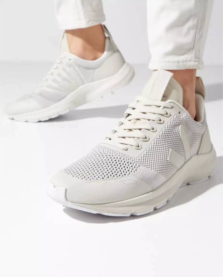 Veja Rick Owens Heren Grijze & Witte Sneakers Gray Heren