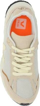 Veja Royale Lace-Up Platform Sneakers met Suède Beige Dames