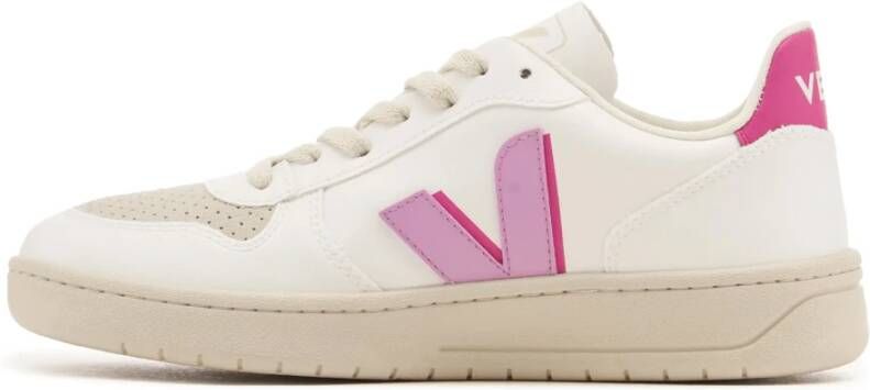 Veja Roze Sneakers voor Vrouwen White Dames