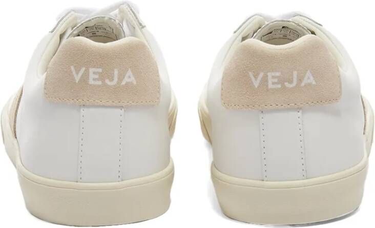 Veja Schoon Leren Sneaker Wit Natuurlijk White Dames