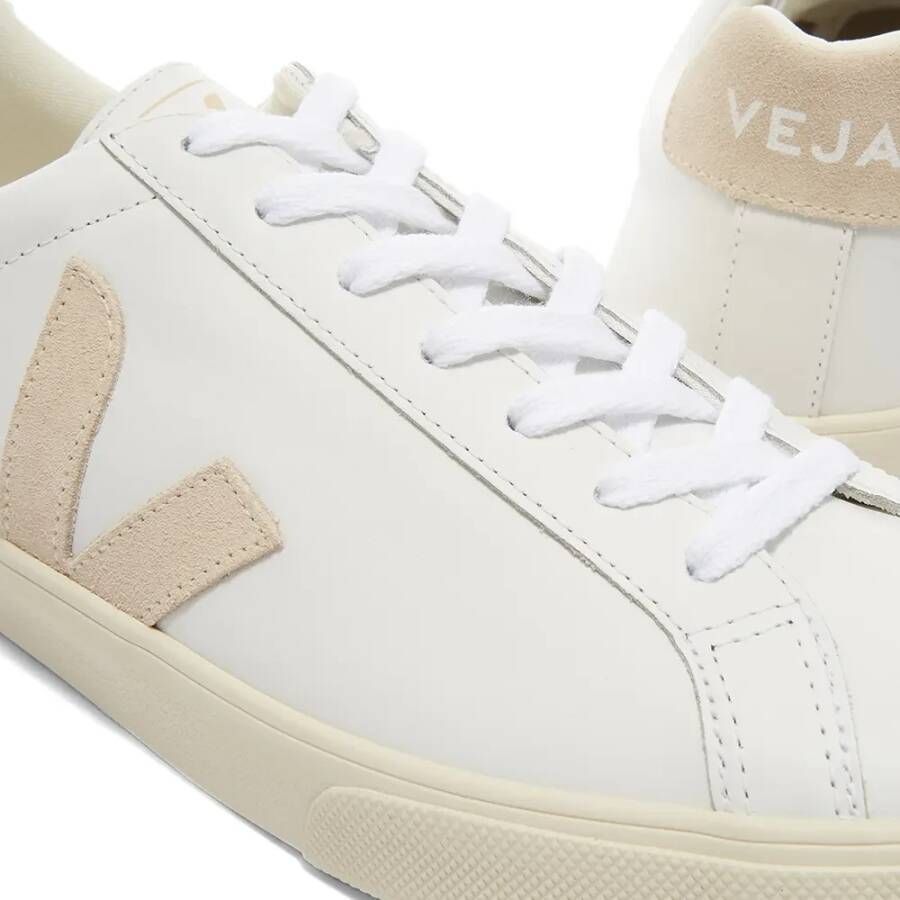 Veja Schoon Leren Sneaker Wit Natuurlijk White Dames