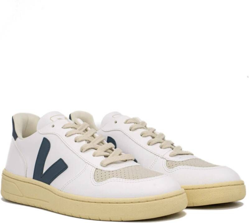 Veja V-10 CWL Vegan Leren Sneakers Beige Heren