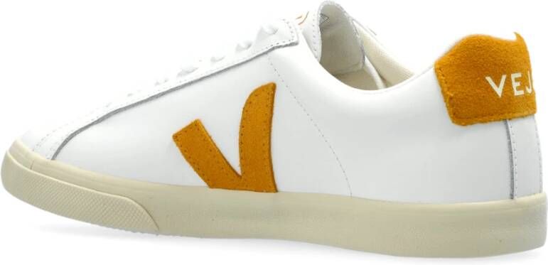 Veja Sneakers Esplar Logo Leer White Dames