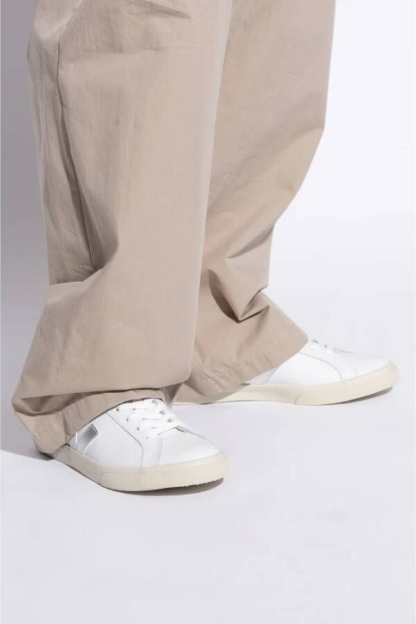 Veja Sneakers Esplar Logo Leer White Heren