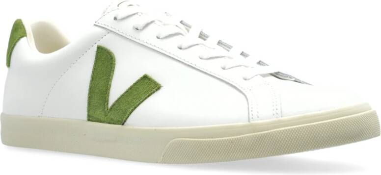 Veja Sneakers Esplar Logo Leer White Heren