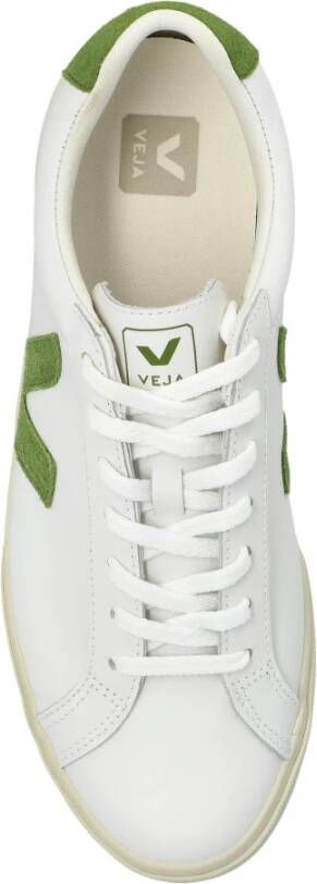 Veja Sneakers Esplar Logo Leer White Heren