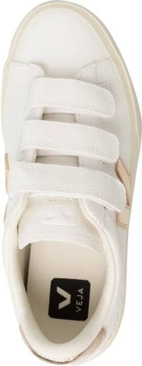 Veja Sneakers met Ronde Neus en Logo Detail White Dames