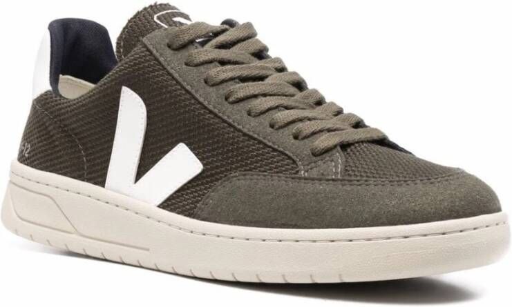 Veja sneakers met V-12 stijl Green Heren