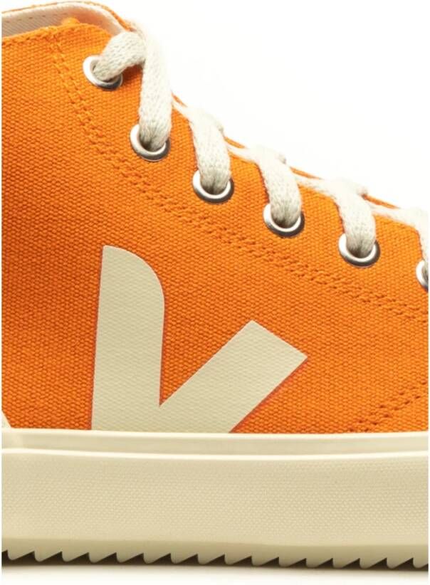 Veja Nova High-Top Sneakers voor Dames Oranje Dames - Schoenen.nl