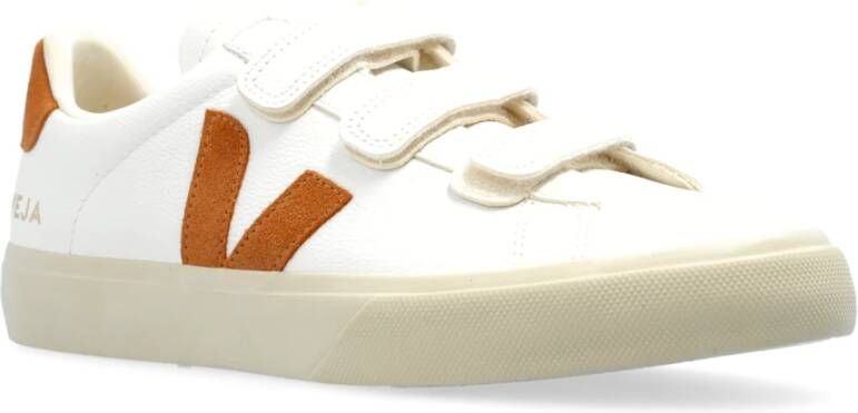 Veja Sneakers Recife Logo Leer White Heren