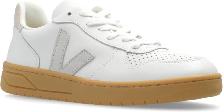 Veja Sneakers V-10 Leer White Dames