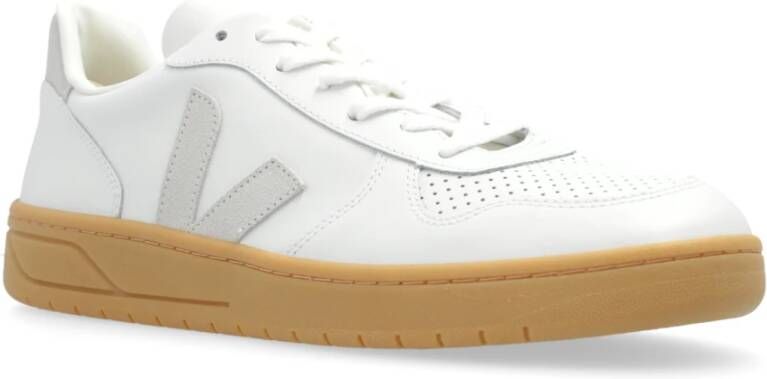 Veja Sneakers V-10 Leer White Heren