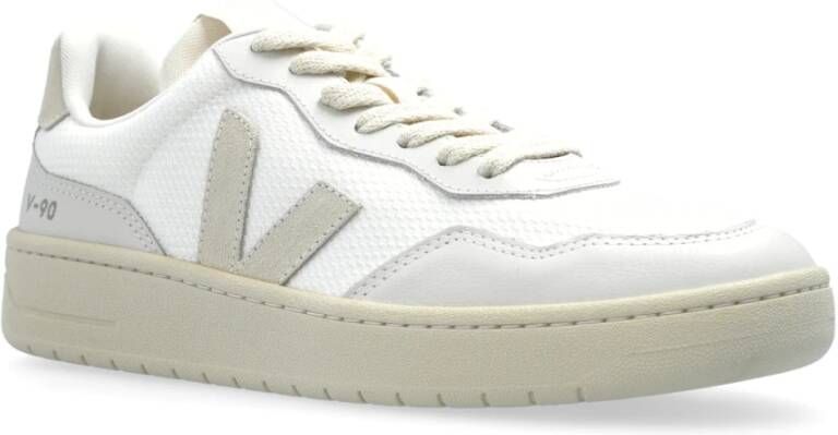 Veja Sneakers 'V-90 B-Mesh' White Dames