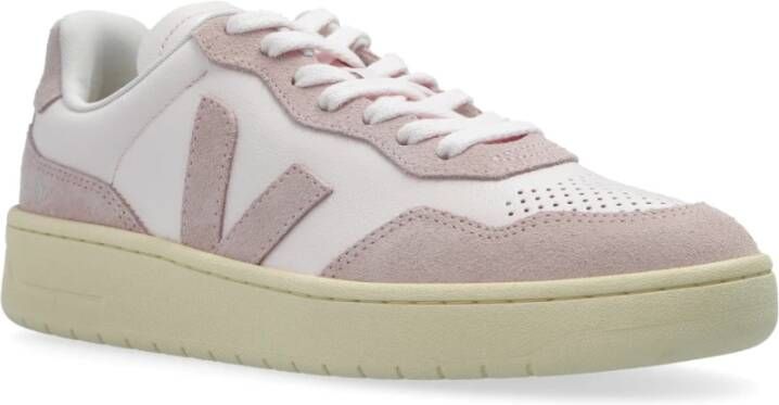 Veja Sneakers V-90 O.t. Leer Pink Dames