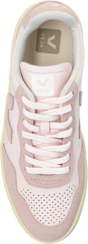 Veja Sneakers V-90 O.t. Leer Pink Dames