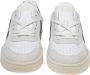 Veja Witte en groene leren sneakers Multicolor Heren - Thumbnail 5