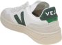 Veja Witte en groene leren sneakers Multicolor Heren - Thumbnail 6