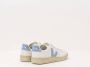 Veja Leren Sneakers Wit Staal Logo White Dames - Thumbnail 13