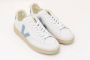 Veja Leren Sneakers Wit Staal Logo White Dames - Thumbnail 14