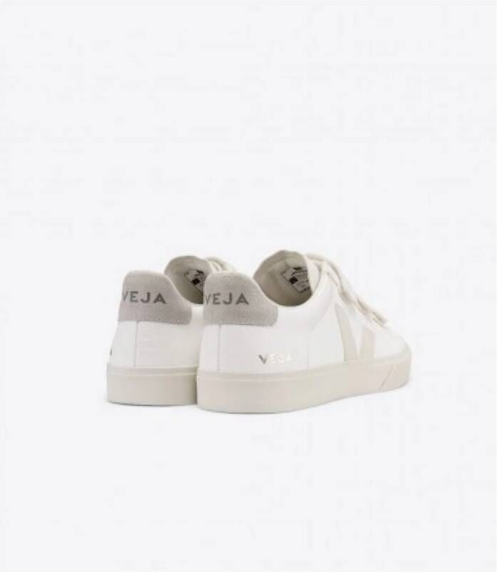 Veja Duurzame witte leren sneakers Wit Heren