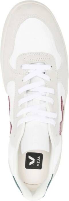 Veja V-10 Panel Sneakers Wit Heren