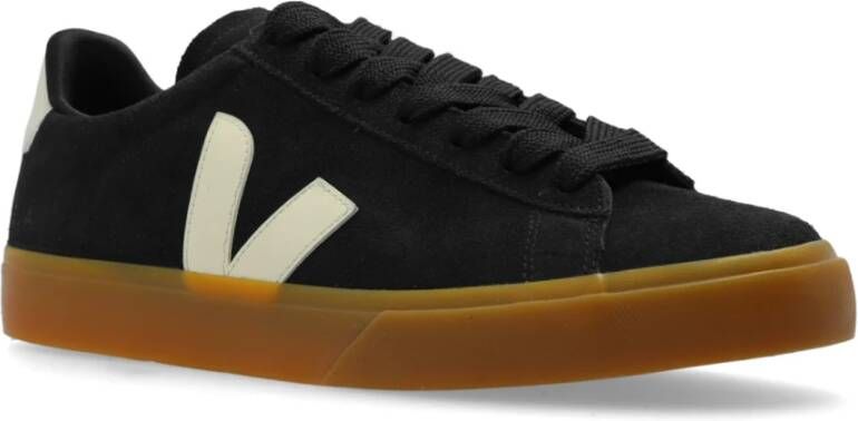 Veja Sportschoenen Campo Suede Black Heren