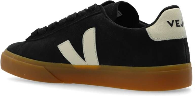 Veja Sportschoenen Campo Suede Black Heren