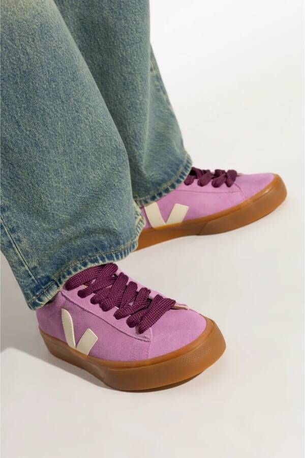 Veja Sportschoenen Campo Suede Purple Dames