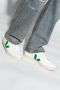 Veja Groene Leren Sneakers met Logo Detail White - Thumbnail 4