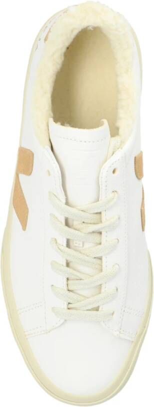 Veja Sportschoenen Campo Winter Chromefree leer White Dames