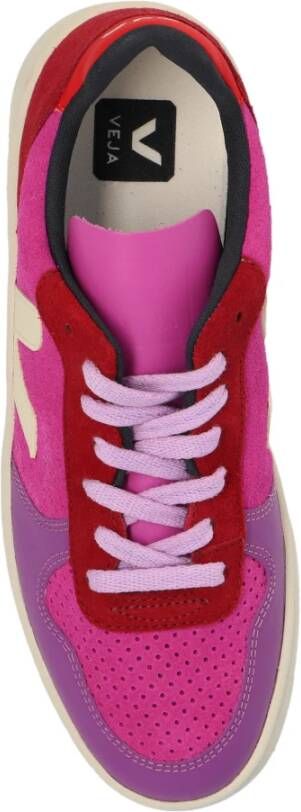 Veja Sportschoenen V-10 Suede Pink Dames