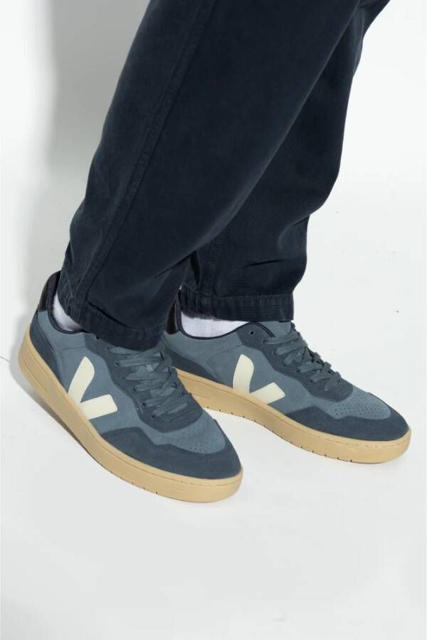 Veja Sportschoenen V-90 Suede Blue Heren