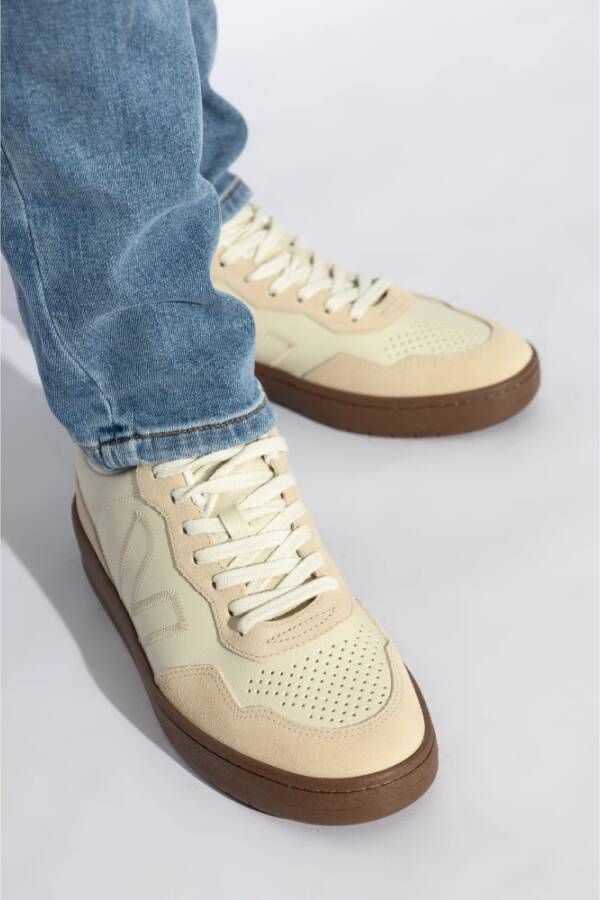 Veja Sportschoenen V-90 ZZ O.t. Leer Beige Heren