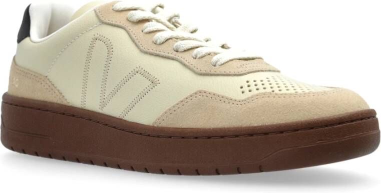 Veja Sportschoenen V-90 ZZ O.t. Leer Beige Heren