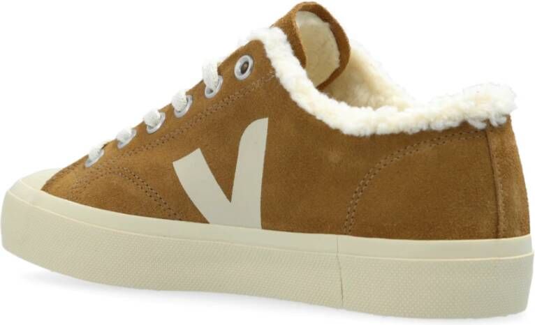 Veja Sportschoenen Wata II Laag Winter Suède Beige Dames