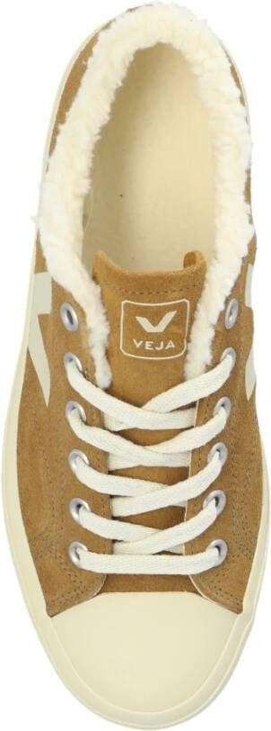 Veja Sportschoenen Wata II Laag Winter Suède Beige Dames