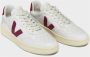 Veja Witte Leren Sneakers met V-logo White Dames - Thumbnail 2